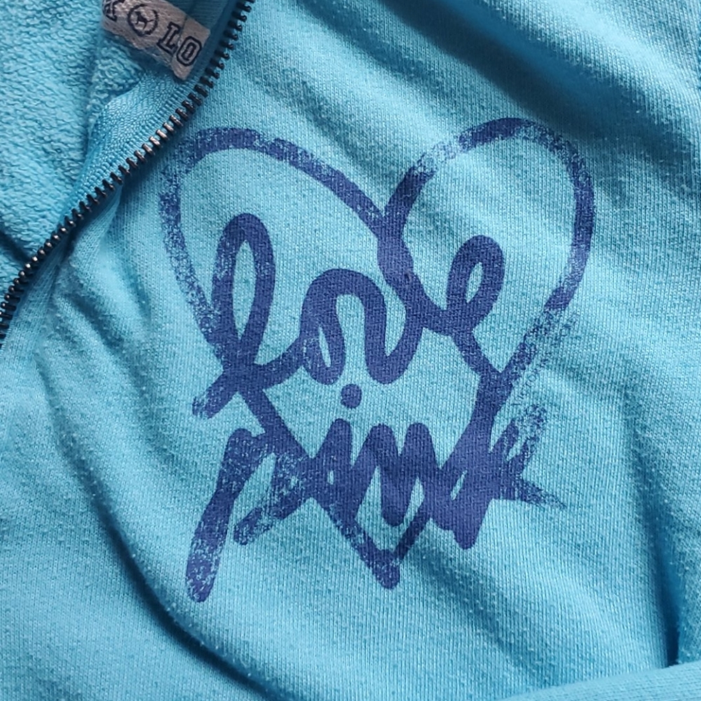 PINK blue pullover